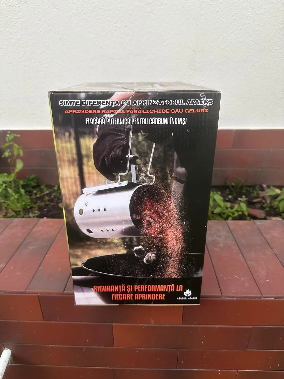 Cană Aprindere Cărbuni din Inox 31cm PRO