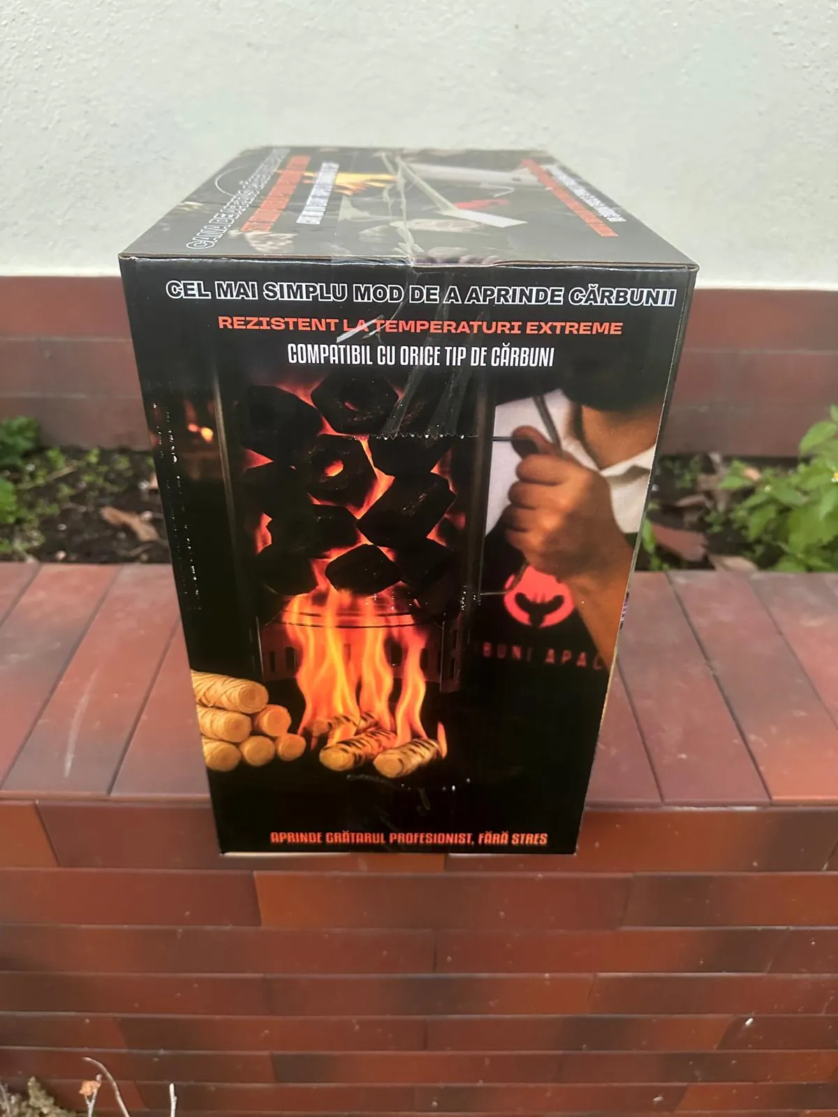 Cană Aprindere Cărbuni din Inox 31cm PRO