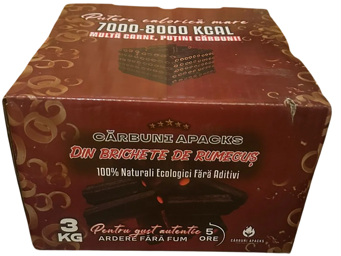 Cărbuni Brichete Lemn 3kg