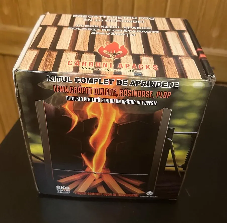 Kit Lemne Uscate pentru Aprins Focul