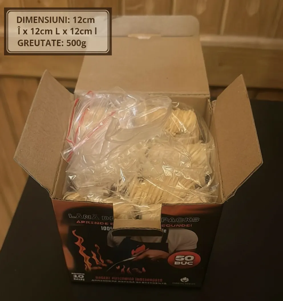 Dimensiuni cutie Lână de Lemn