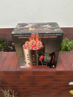 Cană Aprindere Cărbuni din Inox 31cm PRO